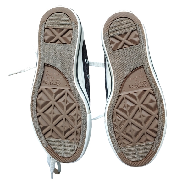 Converse All Star 5 Tongue Sneakers Men's 3 Women's 5 Black White - Picture 7 of 9